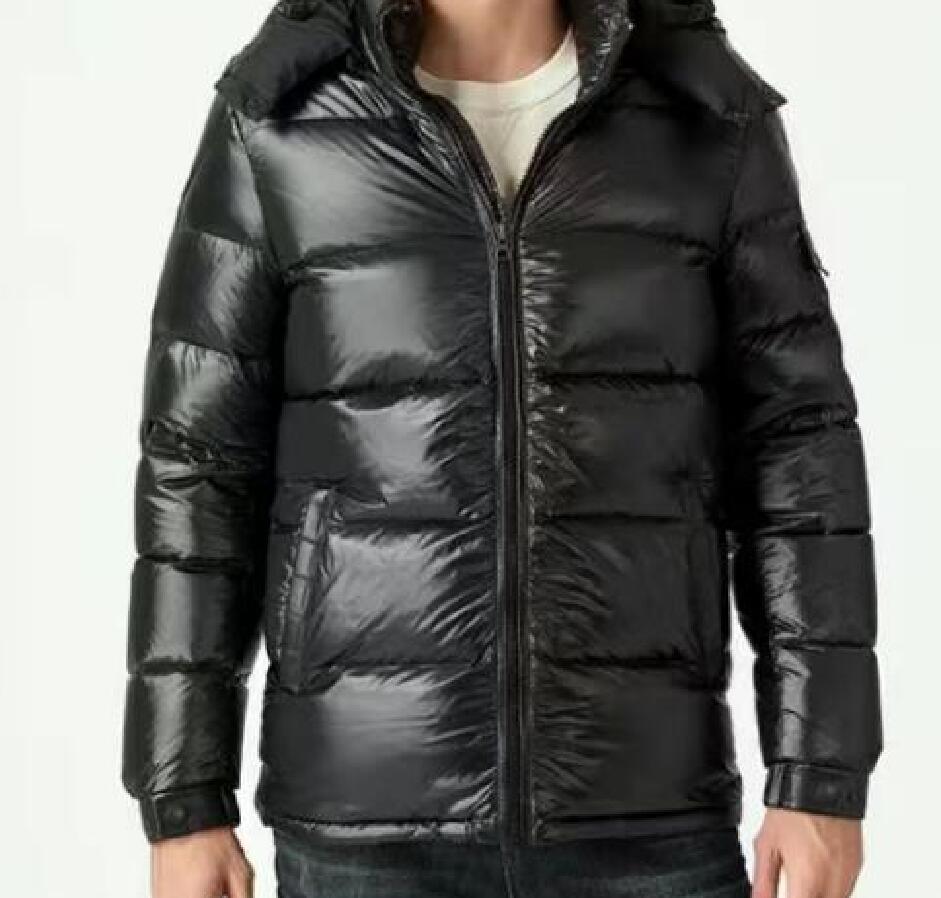 High Quality Men's Jackets Outdoor Windproof Parkas Thicken Warm Tops Winter Hooded Shiny Downs Coats Mens Casual White Duck men Windbreaker