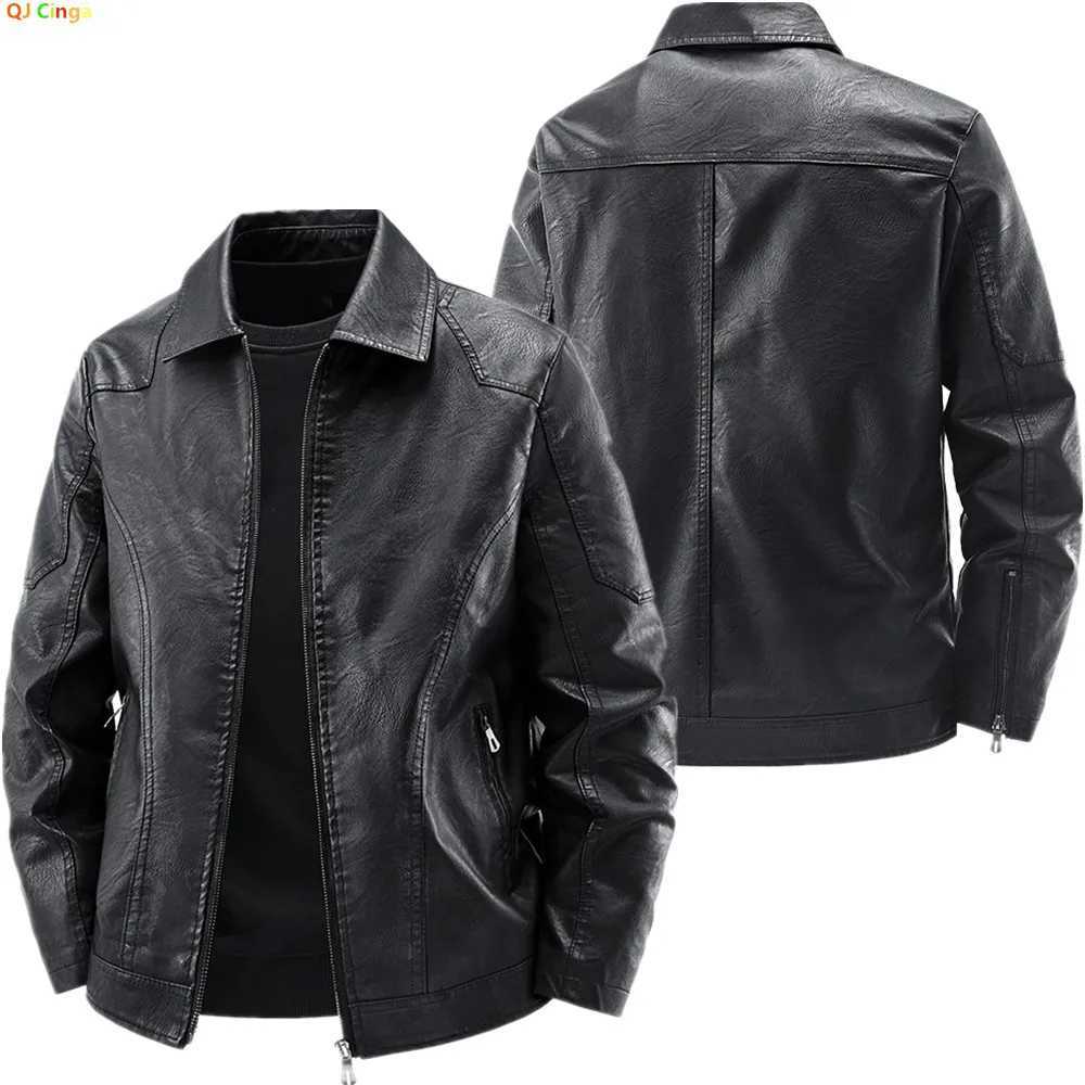 2025 Automne / Hiver Mens Veste en cuir à la mode