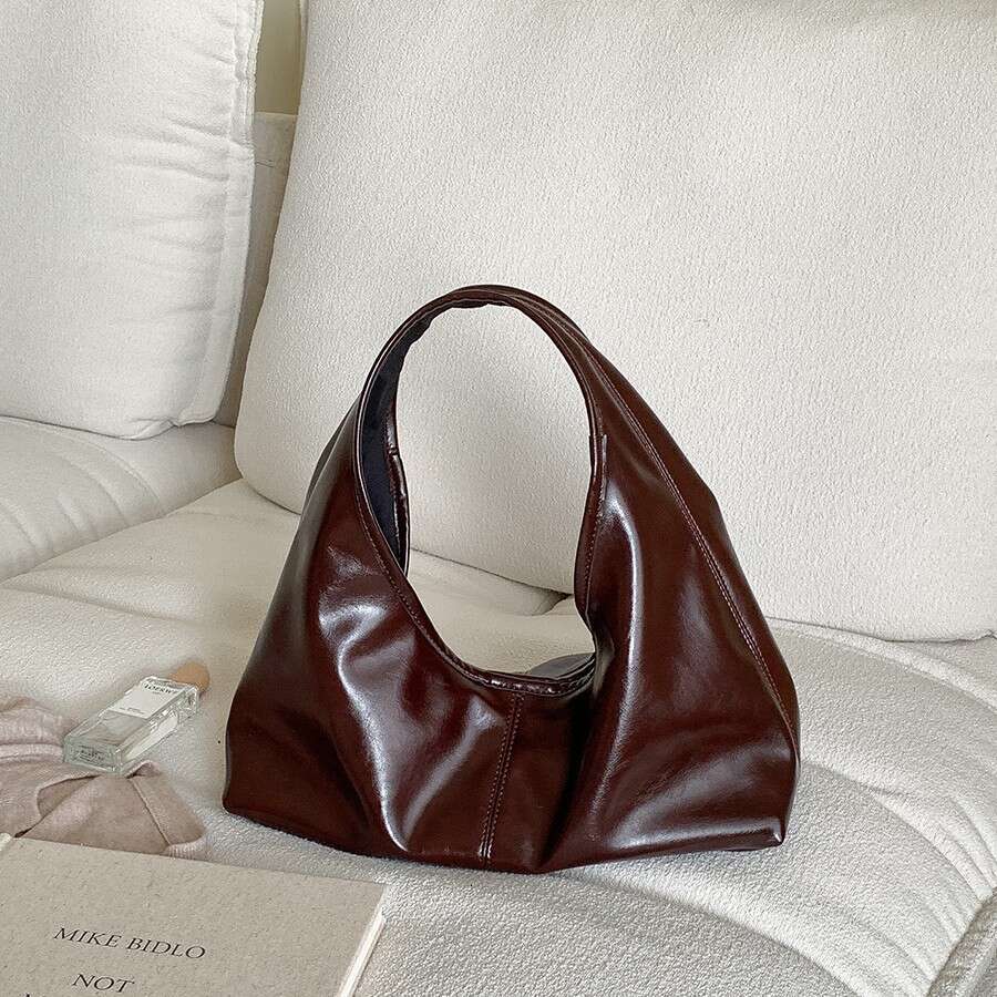 Handbag Korean New Soft Leather Dumpling Simple Fashion Versatile Underarm Shoulder Bag For Women B5