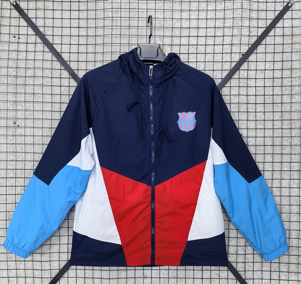 New 2526 Match Mens Sport Jackets Windbreaker Soccer Game Hoodie Jacket Autumn Jersey Casual Raincoat Man Embroidery Football Player Hooded Zipper C