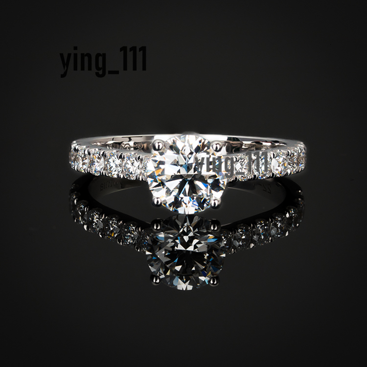 Jewelry Hot Custom Engagement Rings IGI Certified 1-3CT Lab Diamond Ring 18K Gold Women Wedding Lab Grown Diamond Ring