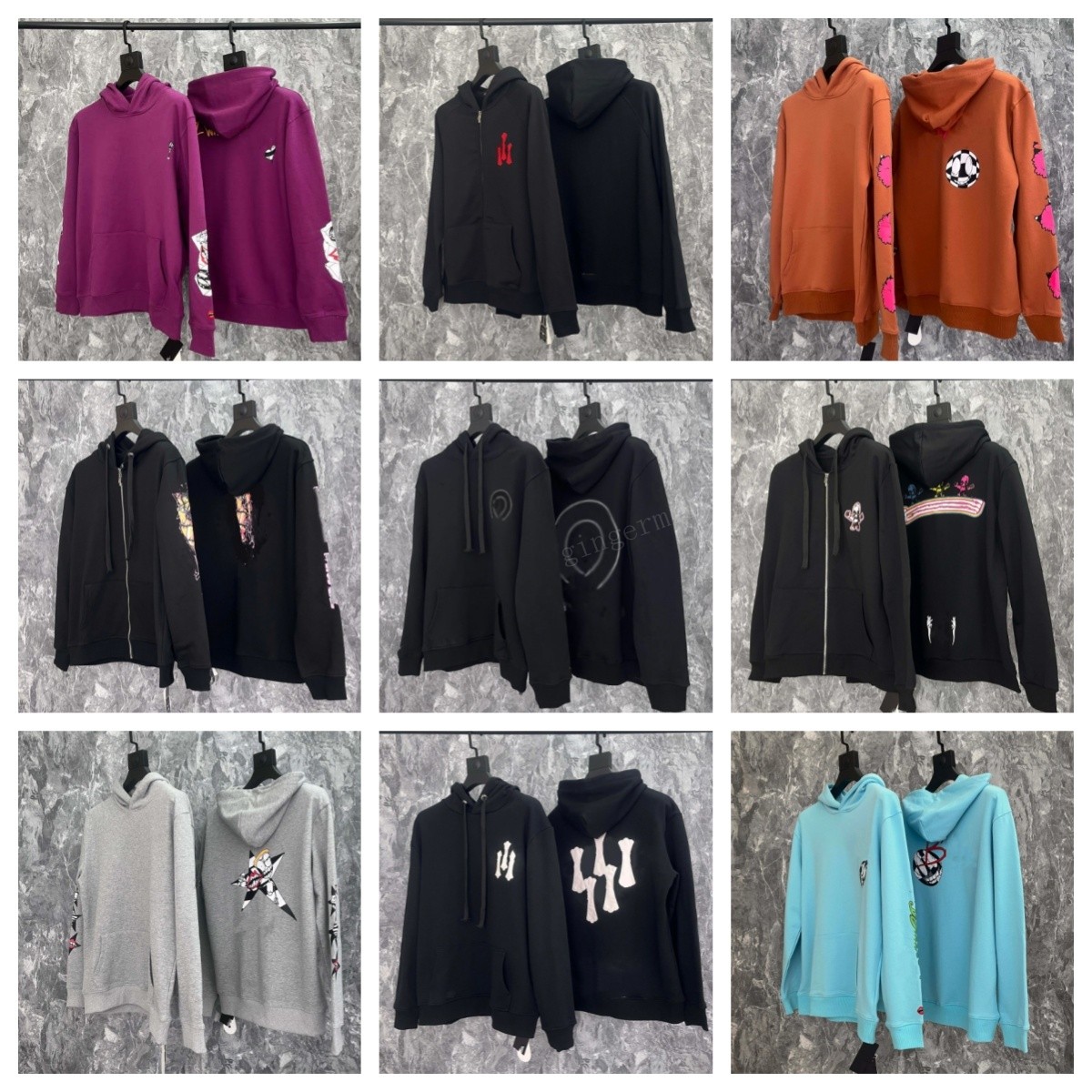 mens hoodies set designer hoodie zipper sweatshirt with pants top quality 100%cotton clothing Y2K street Hip-hop printed hoodie