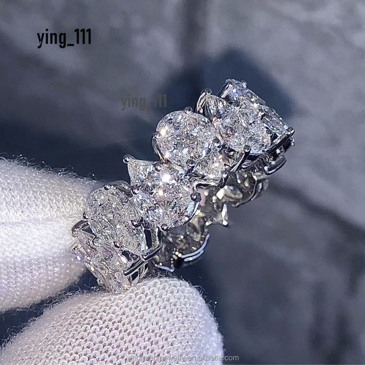 XG Factory Price Lab Grown Diamond Rings Custom 9 10 14 18 k Gold Fine Jewelry Rings Lab Diamond Jewelry