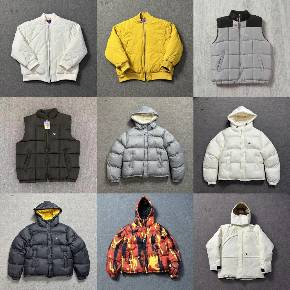 Designer Puffer Jacket Mens Winter Parka Down Jacket Classic Devil's Letter Embroidery Island Cotton Thick Body Warmer Parka Corteizcoats Ja