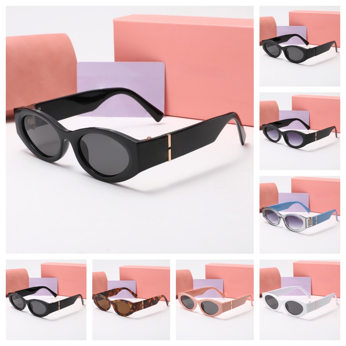 (Order by pic in opt, not by desc)Sunglass Designers Sunglasses Eyeglasses Sunglass For Classic Men Women Driving Luxury glasses summer Metal Legs L