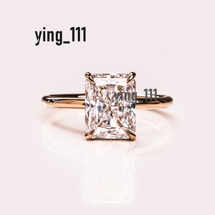 2023 New Jewelry Design 14K 18K Engagement Wedding Ring Lab Diamond Moissanite Ring