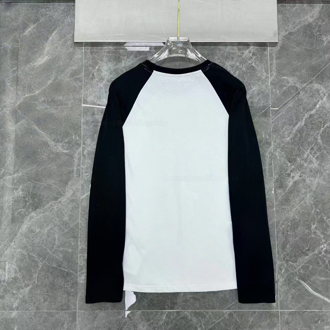 Chrome Shirts Tshirts Mens Designer T-shirts Men Femmes Lettre imprimé Tshirts Fashion Spring Summer Long Mancheve Tops High Street Styles T-shir