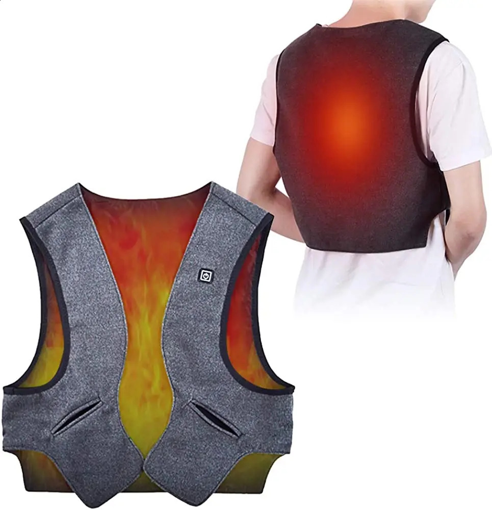 Men Autumn And Winter high quality Heated Vest Electric Heated Jackets Men Graphene Heat Coat USB Heating Padded Jacket 250815