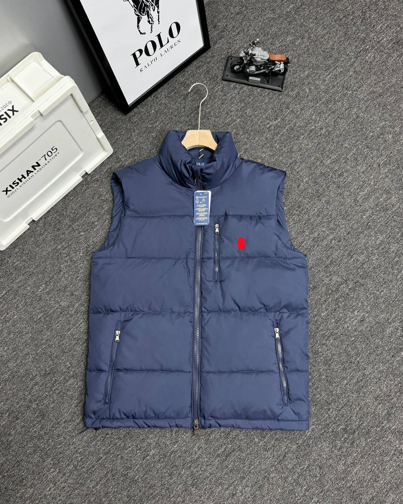 Hommes Gillet pour hommes veste bouffant gilet masque pour hommes du corps chauffeur polo gilet zipper canard blanc bas horse broderie polo bodyw