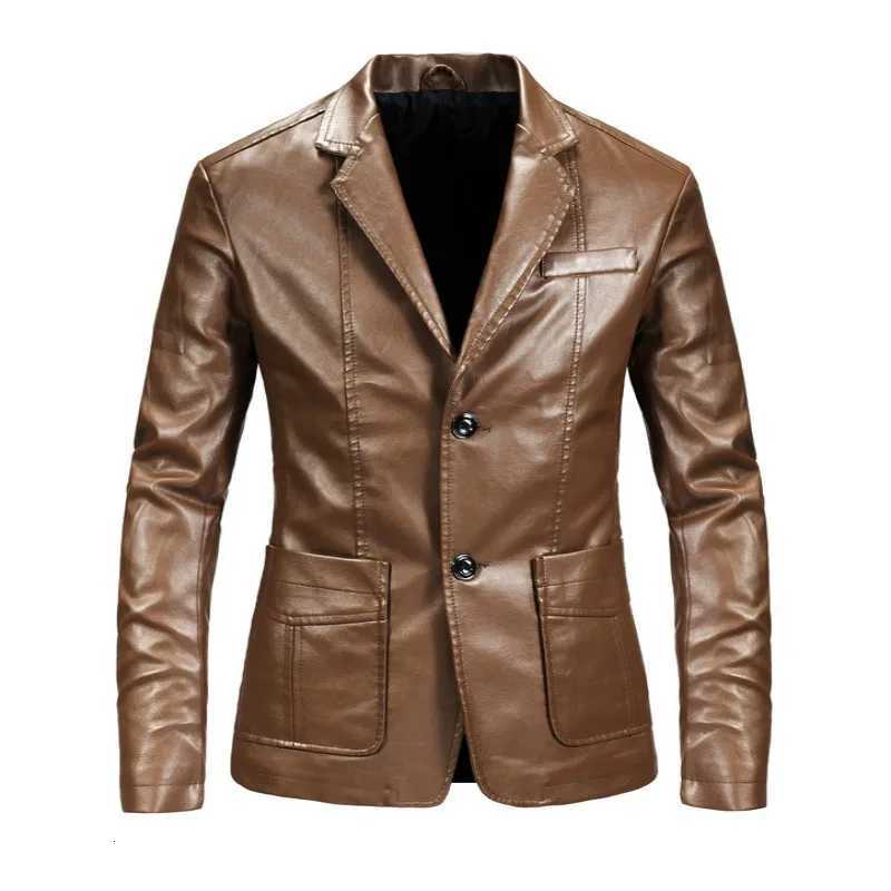 2025 Spring Autumn Men PU Leather Jacket Mens Casual Classical Motorcycle Jackets Male Faux Leather Coats Outerwear M-5XL X250822