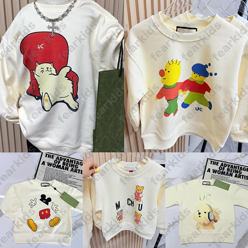 Automne sweat à capuche Sweater Childrens Sweatshirts Luxuous Vêtements pour enfants Hiver Manches longues Shirts Boy Girls Sweat à capuche Pullo