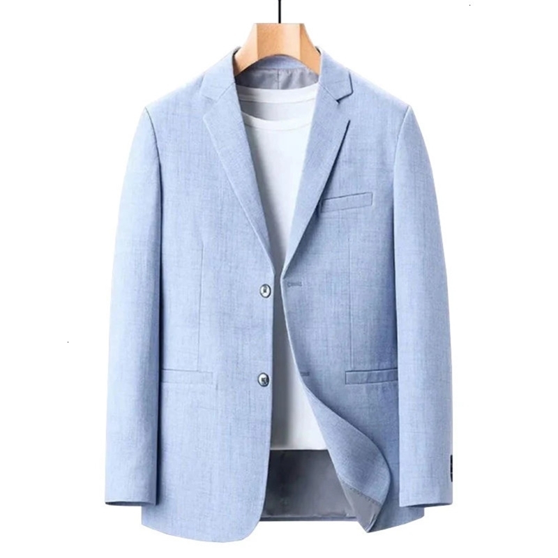 Browon Spring Young Men Blazers veste Blazer de couleur unie pour les vêtements de bureau décontractés masculins en costumes W250821