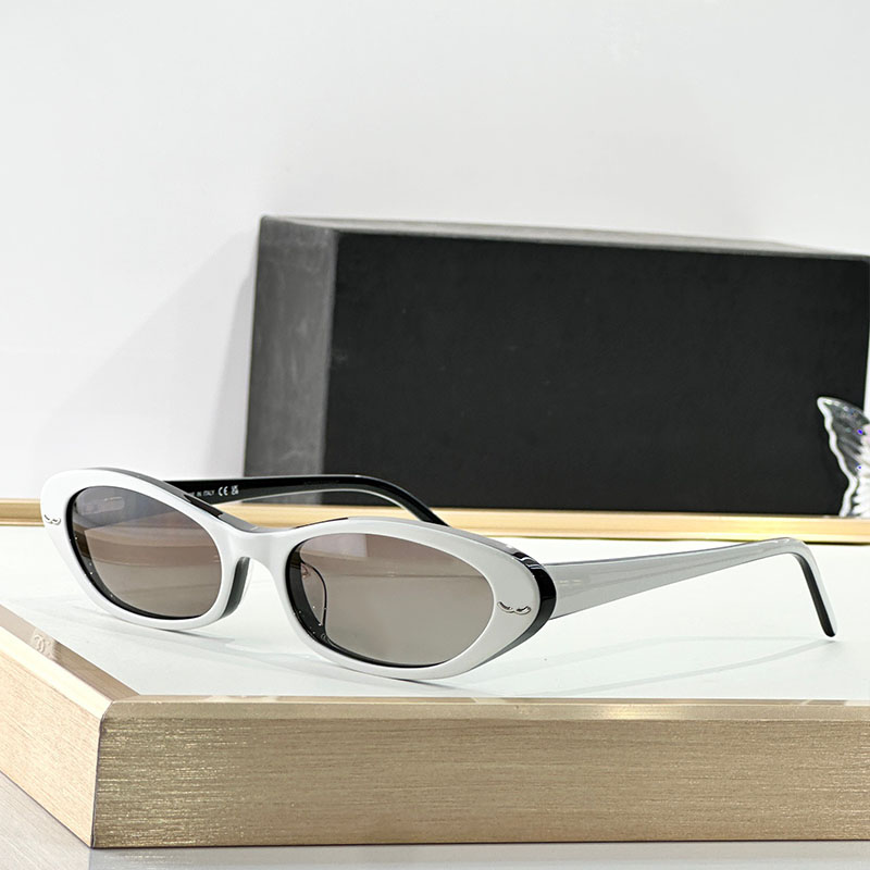 Designer Women Elliptical Sunglasses 3025 women sunglasses Acetate Frame Lightweight Small Frame Style Daily Leisure Vacation Goggles UV400 with Box