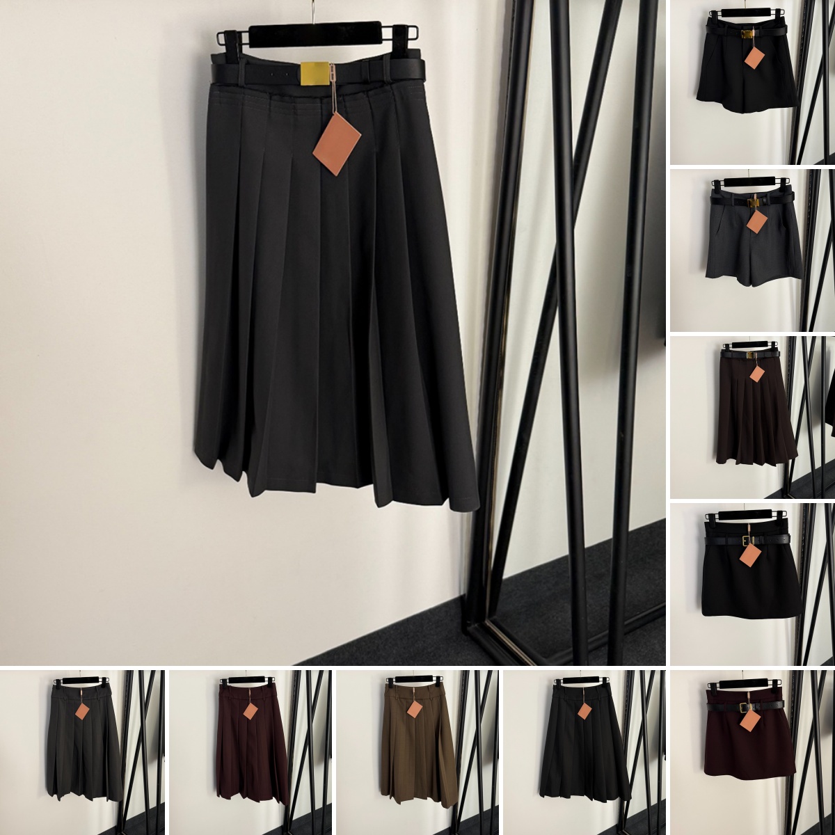 Street Style Skirts School Sexy Girls Pleated Skirt Luxury Plus Size Party Dresses Holiday Vacation Designer Skirt Clothing