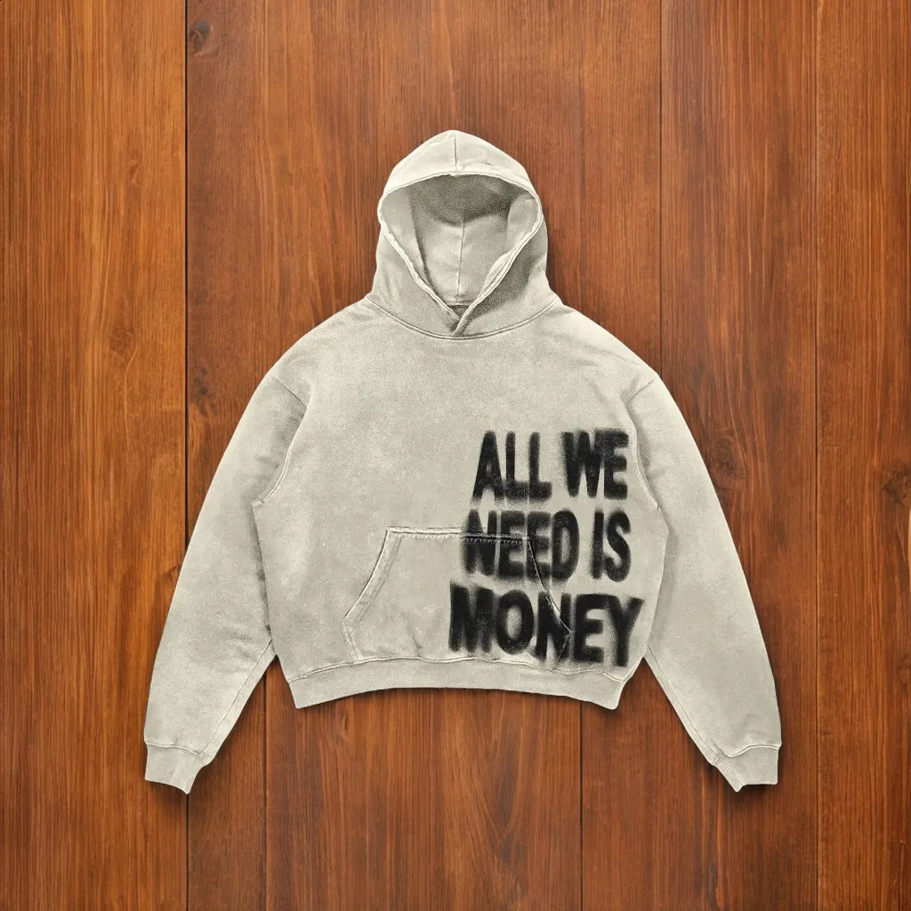 Harajuku Outerwear Fashion Youth Trend Letter Printed Hoodie Casual Loose Daily Korean Version Hoodie Sweatshirt Hoodie 250819