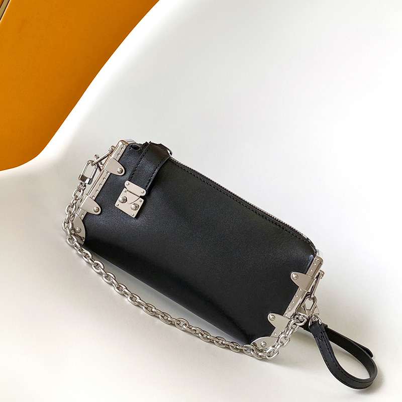 Mirror quality Slim Trunk Designer bags Crossbody bags Handbag Luxury Calfskin Leather Shoulder Bags 23cm With Box LS08A2