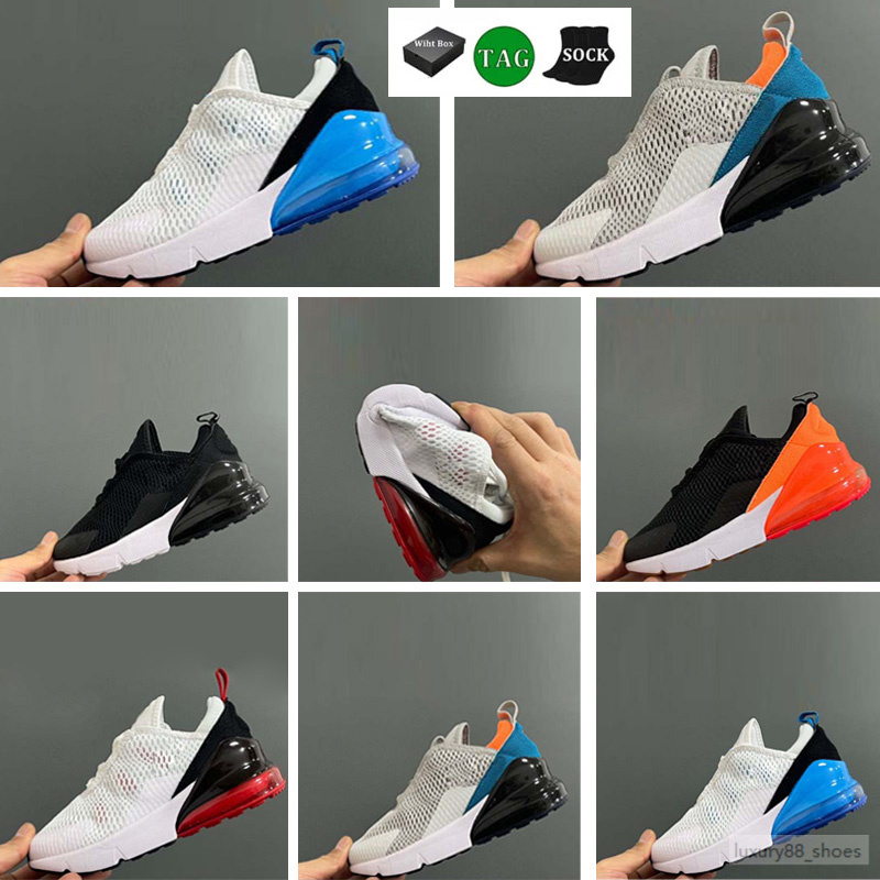 270 running kids shoes for boys and girls chaussure white black neon usa be true cactus barely rose rough green trainers sports sneakers 26-35