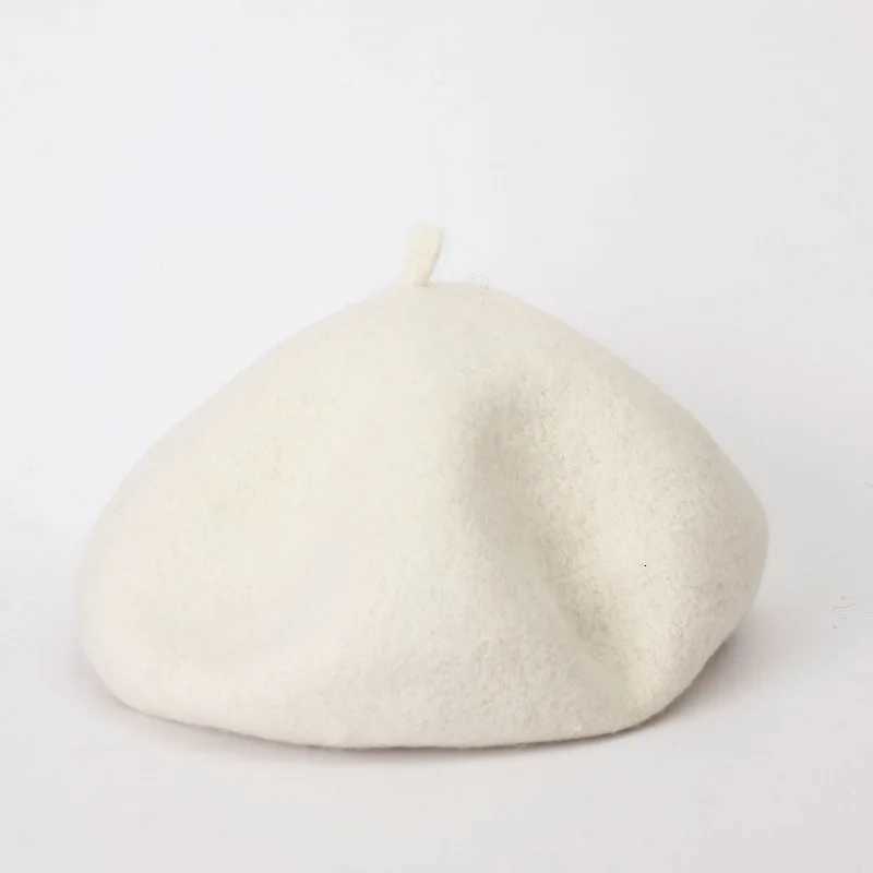 Women Knitted Wool Beret Hat Winter Warm Soft Pumpkin Beanie Korean Japanese Style La Octagonal Casual Daily Outdoor Fashion XJ250823