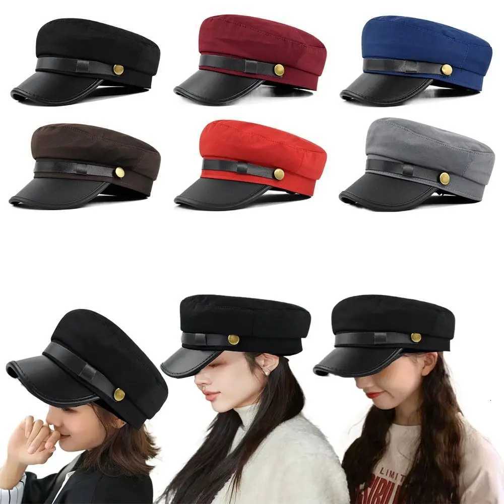 Fashion Vintage Beret Hats British Style Navy C Flat Peaked CS Flat Top Hat Octagonal Hat Duck Tongue C Autumn Winter Hat XJ250823