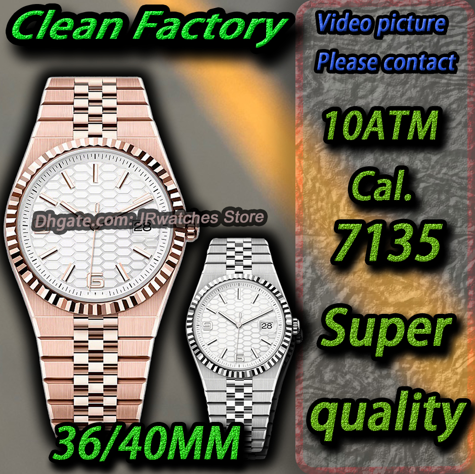 Women Men Luxury Watches Luxury Designer Watch Clean Super Quality Watch Cal. 7135 Automatic Mechanical Sports Watch 904L Stainless Steel Watch 100m