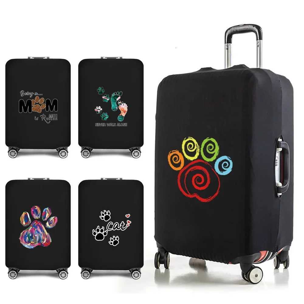 Voyage Essentials Suitcase Case pour murs de 18 à 32 pouces Couvertures de protection imprimées Accessoires de voyage Couverture de bagages W2508
