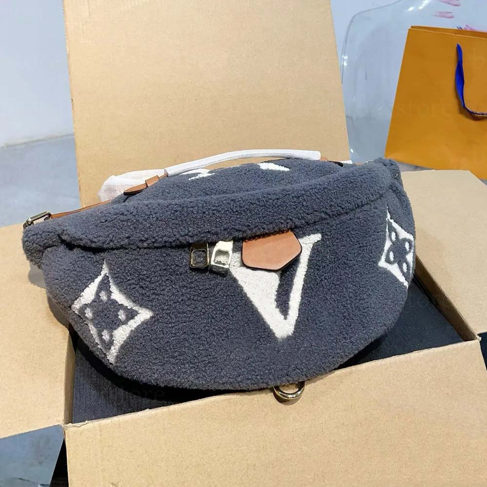 Bum Sac Designer Fanny Pack Designer Sac de fourrure Cross Cross Body Body Bord Bumbag Bag Sac Luxury Sac Designers Sacs Femmes Men Men Pouteau d