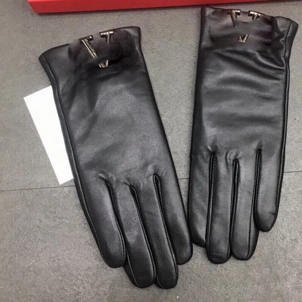 Cinq doigts gants gants en cuir designer mitaines à vent de mouton pour hommes femmes