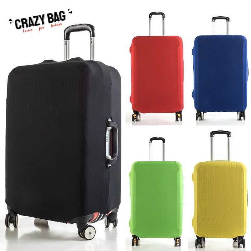 Couvre de protection des bagages Couleur solide adaptée aux valises de 18 à 28 pouces W250823
