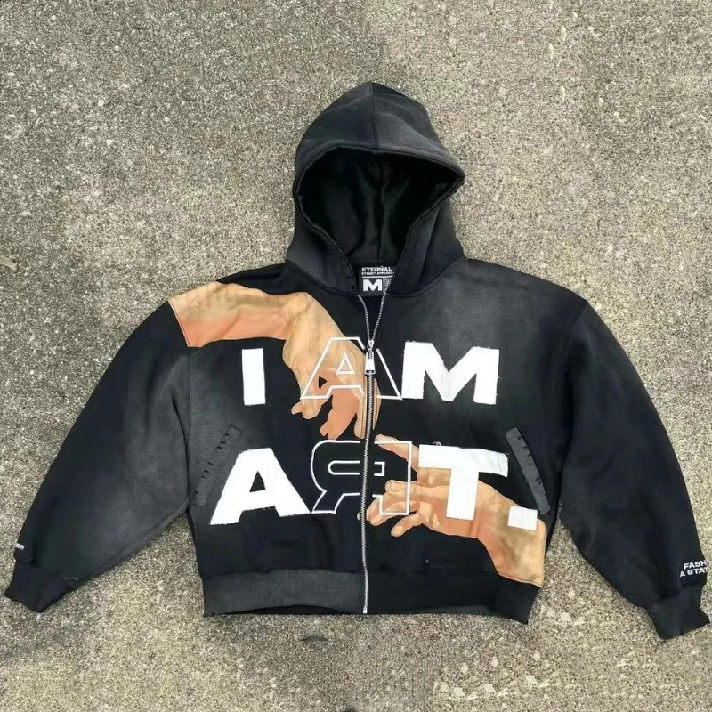 Y2K streetwear sweat-shirt lettre imprimées graphiques à sweat à sweat d'automne et hiver