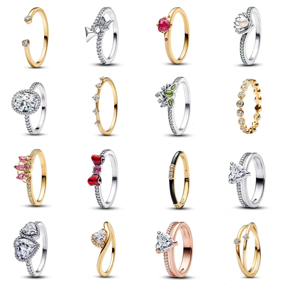designer jewelry women luxury ring luxury jewelry New trendy ring with colorful crystal gold and diamond ring sterling silver designer ring round en
