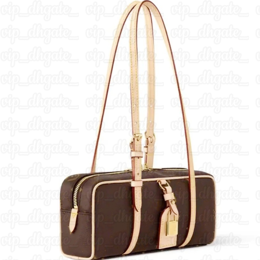 Luxury handbag Designer Shoulder bag Sac Leather hang on Bowling bag Womens mens Clutch tote trendy Bags DHgate Brown flowers Crossbody Purse Undera