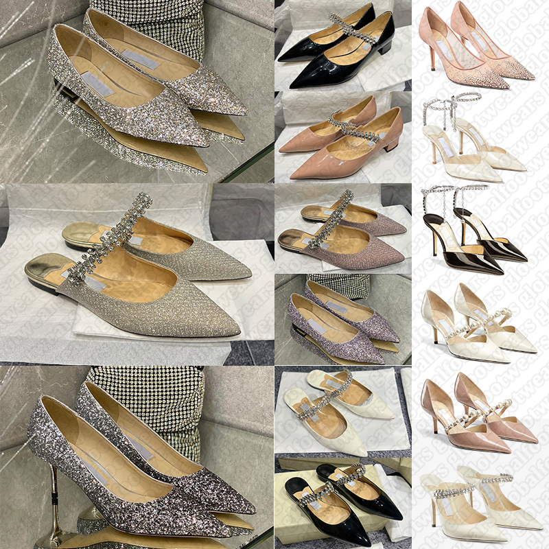 Designer women heels with box heels diamond luxury high heels beautiful classic dress shoes lace rhinestone heels