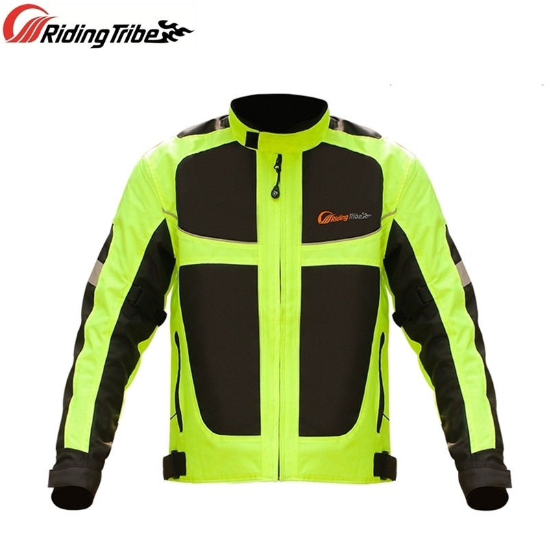 Men Woman Summer Style Breathable Motorcycle Jacket Night High Visible Motorbike Riding Coat with 5pcs Protective pads JK21 w250822
