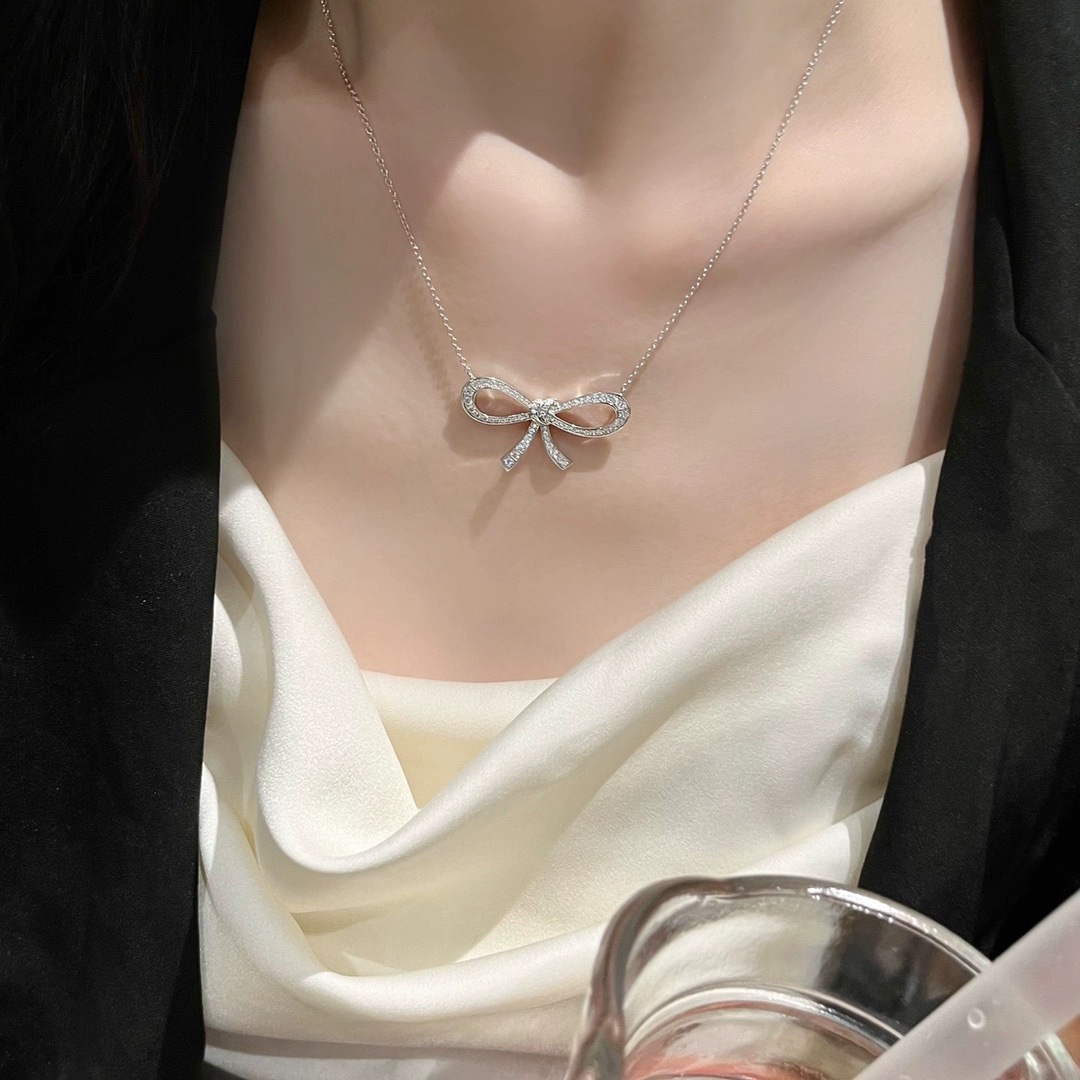 Designer Crystal 925 Collier de bijoux en argent Boucles d'oreilles de qualité supérieure ne s'est jamais fondée