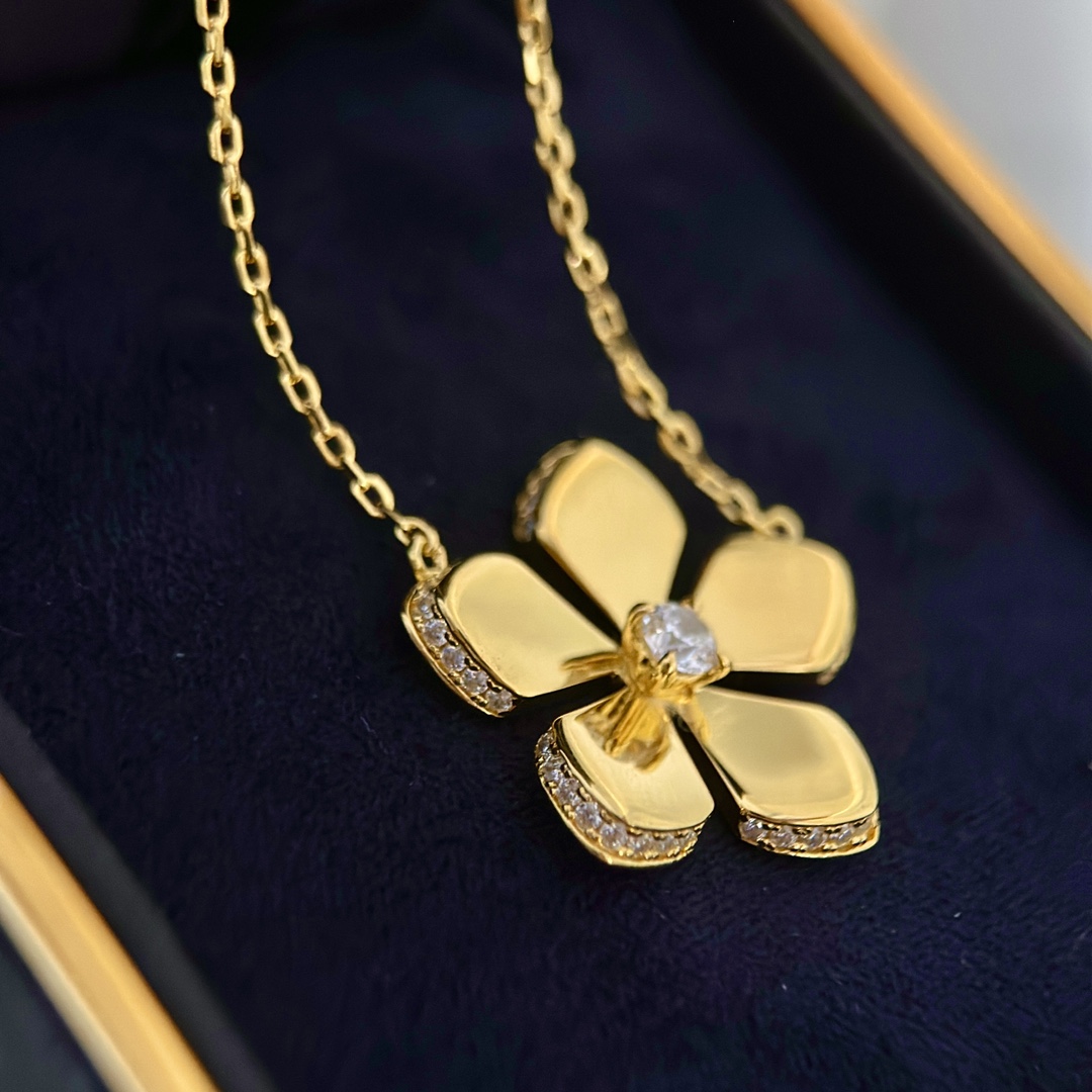 Designer Crystal 925 Silver Jewelry Set Necklace Earrings Top Quality Never Fade fashion highest counter quality gift for girlfriend with box 006