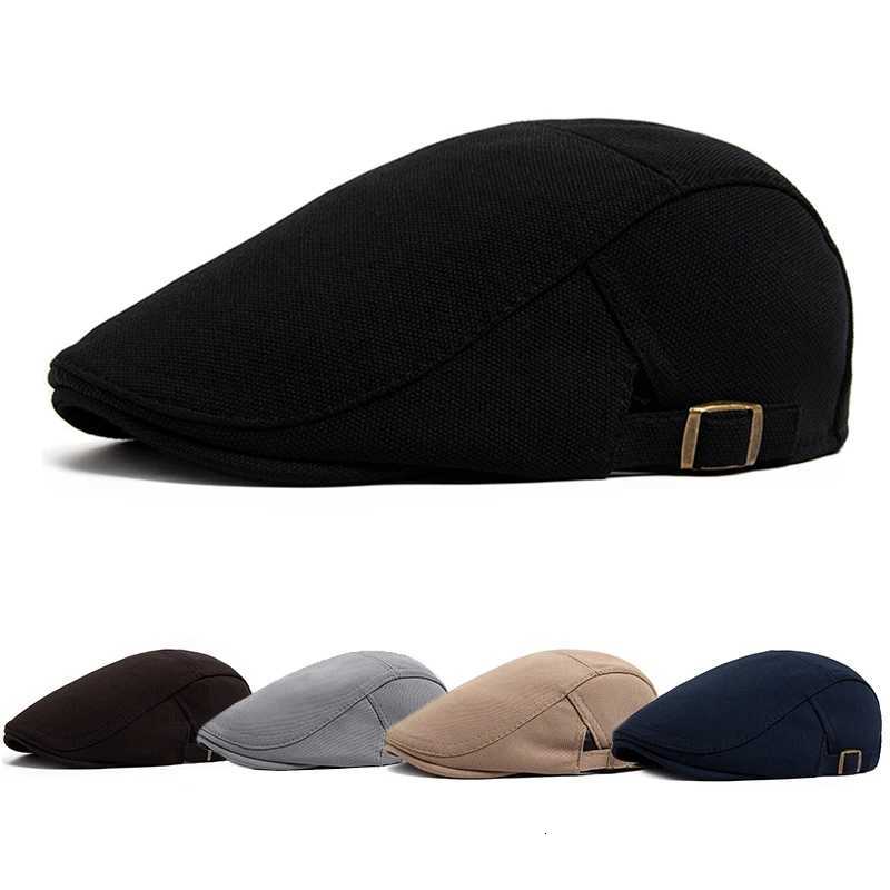 Nouveau printemps automne béret hommes ananas motif tissu décontracté vintage newsboy chapeau femme visor mode rétro plat c réglable xj250823