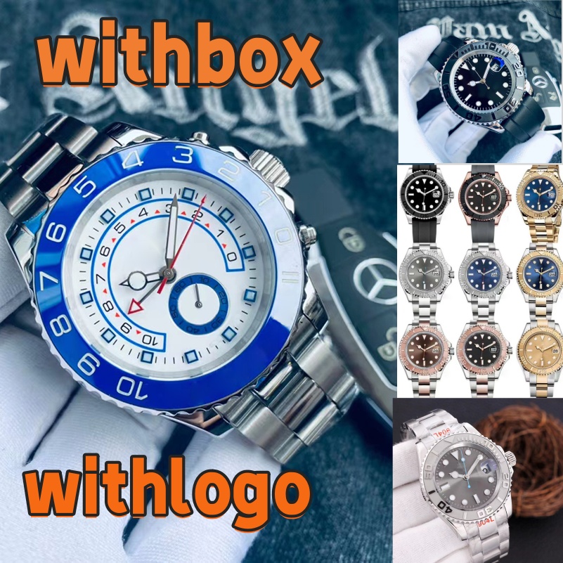 Montre de luxe pour hommes, automatique, mécanique, céramique, 41mm, entièrement en acier inoxydable, fermoir coulissant, poignet, montres de nat