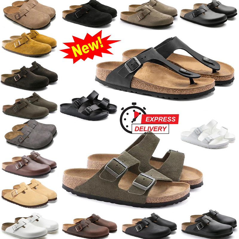 2025 New free shipping designer slippers men women clogs suede mules mens stylish slides outdoor comfortable sandals black brown tan grey shoes