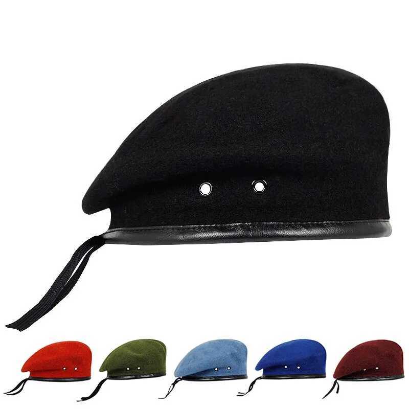 Unisex Solid Color Beret Men Women Painters Hats Autumn Winter Warm Berets Flat C Hip Hop Berets XJ250823