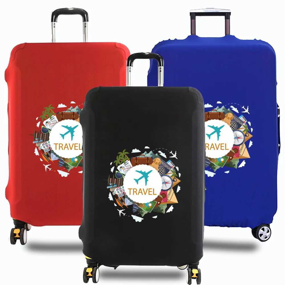 Série d'impression de voyage de 18 à 32 pouces Série d'impression de voyage Couvre-bagages de protection Couvre à bagages Conclusion Protecteur A