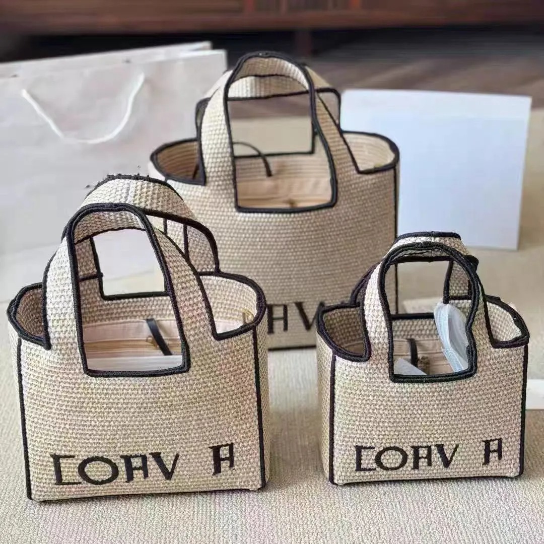 Beach bag Straw bag Designer Bag Tote Bag Handbags 10A High Women's vacation bag Luxury Handbags Straw Square Multicolor Handbags Large Capacit