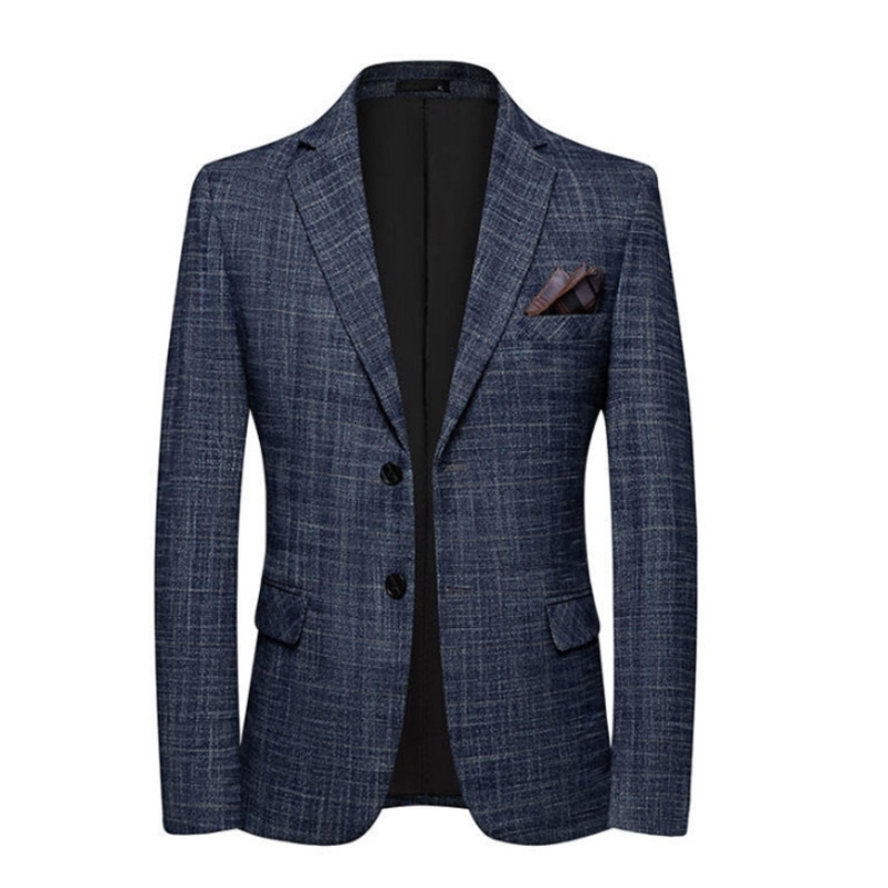 2025 Mens Slim Fit Business Casual Blazer High Quality Fashion All-in-One Banquet Korean Style Handsome Trend for All Seasons250822