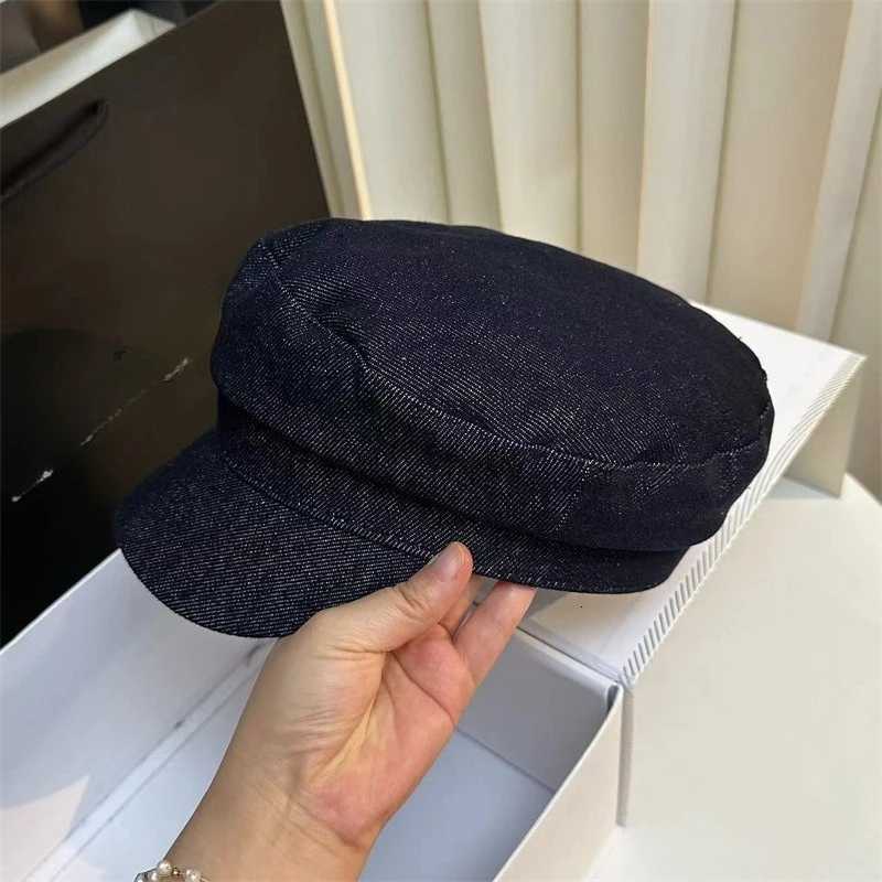 Berets Women Military Hat Spring and Autumn Linen Breathable Beret C for Women Retro England Style Flat C XJ250823