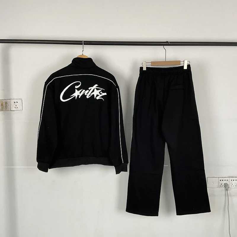 100% Cotton Brand Jacket Pant High Quality Women Men Hip Hop Casual Jackets Pants Slim Fashion Trend Solid Clothing y2k Tops J250816