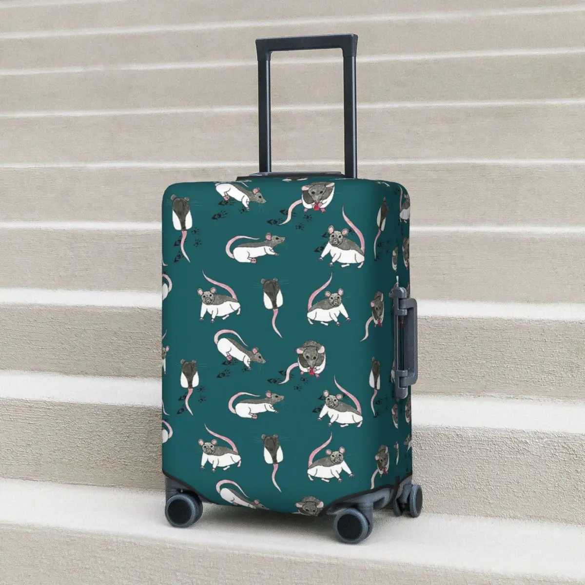 Rats Couvre-couverture de la valise Couvre-bagages élastiques Couvercles de protecteur pour 18 à 32 pouces W250823