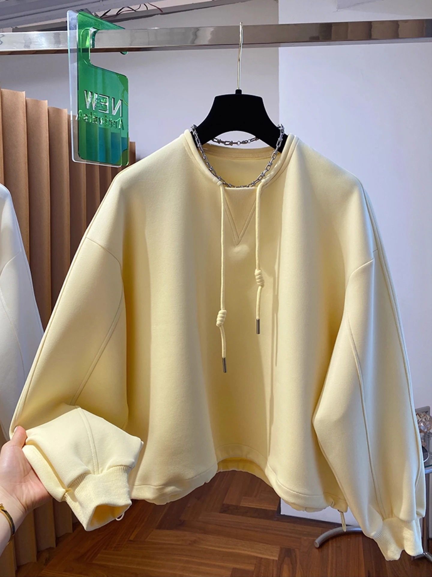 Women Loose Hoodie Fashion Oversized Hoodies Casual Versatile Lazy Style Long Sleeve Sweatshirt Autumn Winter 250819