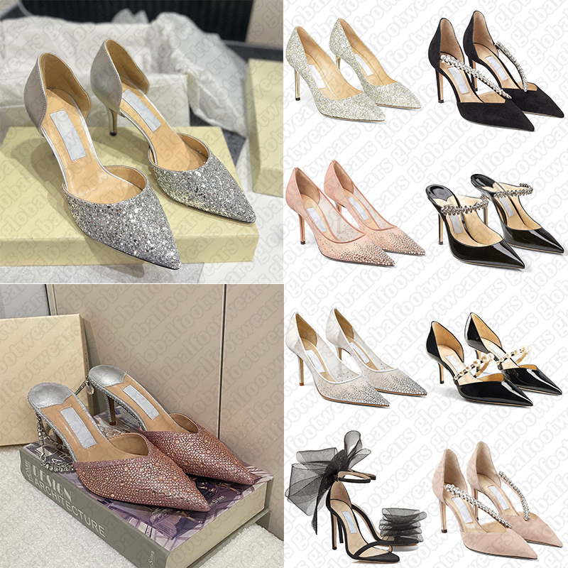 Designer heels with box heels for women wedding luxury beauty dress shoes diamond fashionable heels