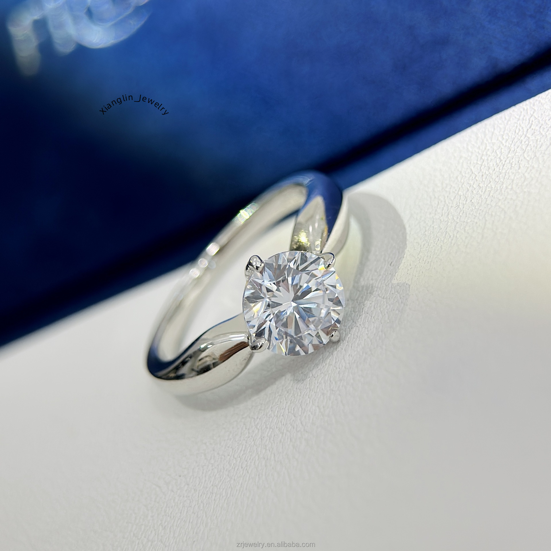 IGI Certified Diamond Lab Grown Ring Eternity Anniversary Solid Gold Gift Ladies Pair Custom Engagement Ring