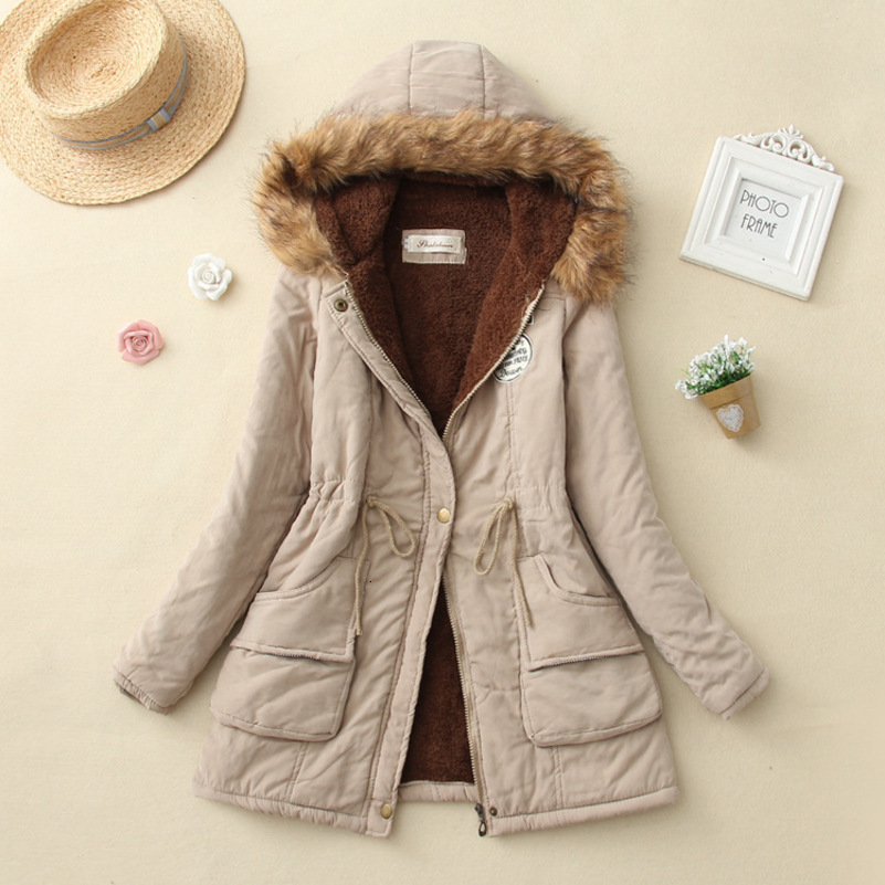 Automne Femmes d'hiver Veste en coton Remplacement rembourré de manteau mince décontracté parkas parkas par un pardessue chaude W250822 W250822
