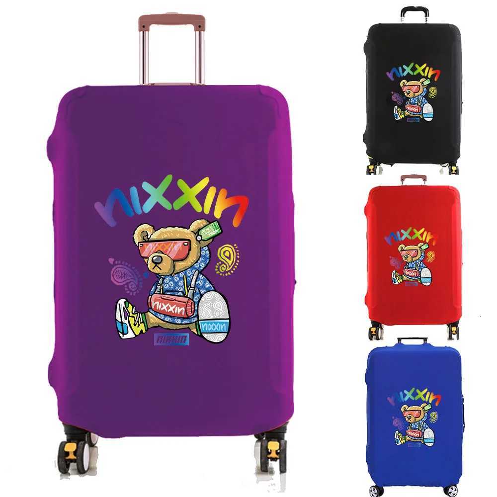Couvre-bagages de voyage du chariot de 18 à 32 pouces verres de protection de protection des ours ensembles d'élasticité épaisse couverture de po